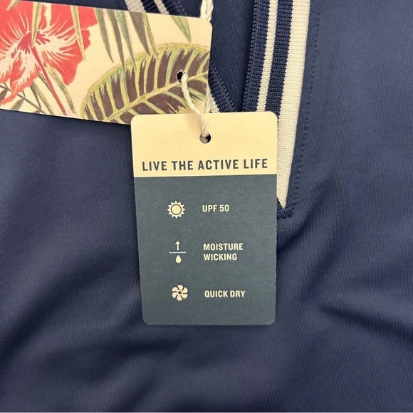 Tommy Bahama Women Racquet & Paddle Sleeveless V-Neck Top Size S - Small - NWT - Picture 10 of 11